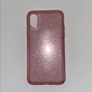 Pink Iphone X/10 Glitter Speck case